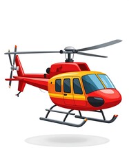 Cartoon helicopter illustration (1)