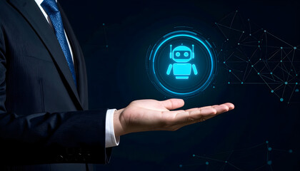 Telephone Service Hologram in Hand