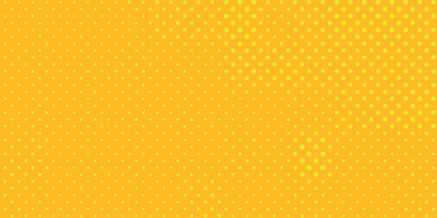 Yellow halftone dots gradient color pattern grunge texture background. grunge vector. modern eps10