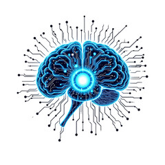 Innovative technology event showcasing artificial intelligence brain concepts in a digital environment