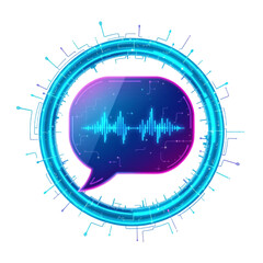 Voice communication technology in digital environments analyzing sound waves and speech patterns