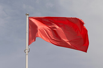 Red Flag Warning Sign Problem Danger Symbol