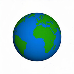 Fototapeta premium Stylized globe illustration