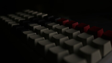 Obraz premium What Is A Mechanical Keyboard? A mechanical keyboard is a type of keyboard that uses mechanical switches instead of membrane switches.