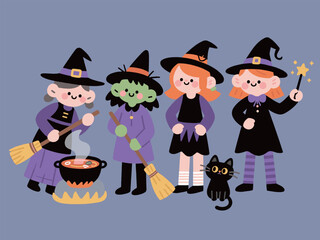 spooky, eerie, haunted, silhouette, ghost, grim reaper, scythe, will-o'-the-wisp, art typography, witch, cauldron, black cat, magic, candy, trick or treat, Happy Halloween, vampire, realistic ghost, p