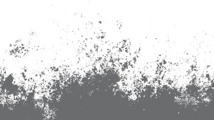 Distressed grunge texture with dust grain and scratches in monochrome. Scratch and dust grain abstract grunge design on white for overlays