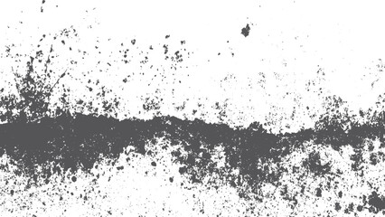 Black grain noise texture on white with distressed aged appearance. Grainy black overlay texture on white for grunge and vintage design  