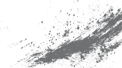 Black dust overlay texture on white background with distressed style. Grainy distressed black texture on white for poster and banner design