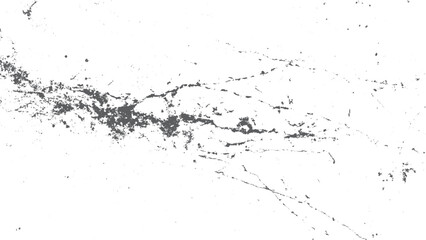 Fototapeta premium Black grainy distressed overlay texture on white for creative projects. Grain noise particles texture in black on white background distressed 