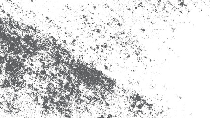 Black coal dust texture isolated on white for background or overlay. Coal dust texture top view in black isolated on white clean background 
