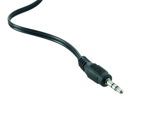 USB charging cable isolated on white background.