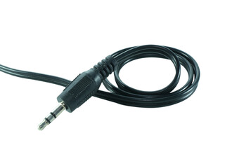 USB charging cable isolated on white background.