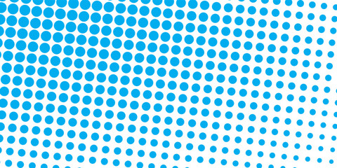 Fototapeta premium Best background white Blue Color Halftone Background Staggered Dots Pattern modern dotted simple