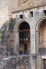 Church bells in the cave city of Vardzia, Georgia