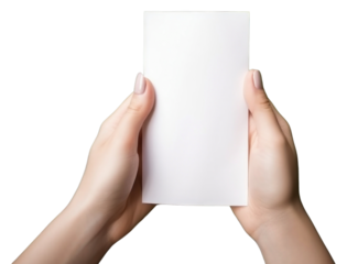 PNG Invitation mockup holding paper adult.