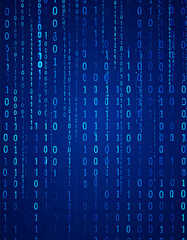 Binary code background design