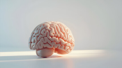 Plastic Anatomical Brain Replica for Neuroscience and Biology Education Display.