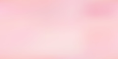 Femine ombre blush gradient seamless bg with noise texture. Delicate soft pink pattern with a pearlescent effect. Nude color tone skin as makeup base powder. Vector background