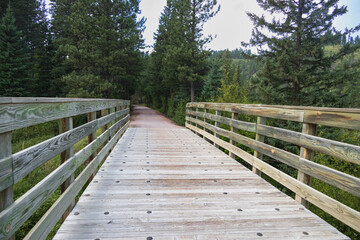Bridge on the George S. Mickelson trail, South Dakota