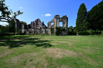 Fototapeta premium Ruins of an English castle.