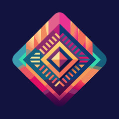 Abstract Geometric Branding Background Vector Illustration
