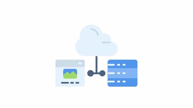 Dynamic Cloud Computing: Visualizing Data Storage, Web Services, and Network Connections