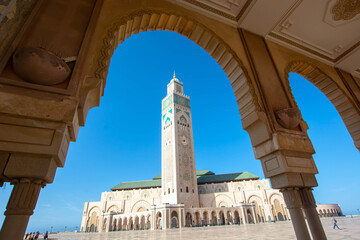 Hassan II mosque in Casablanca, Morocco