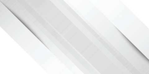 Obraz premium Abstract Geometric modern white and gray color . Modern and Creative Trend design modern white modern arts