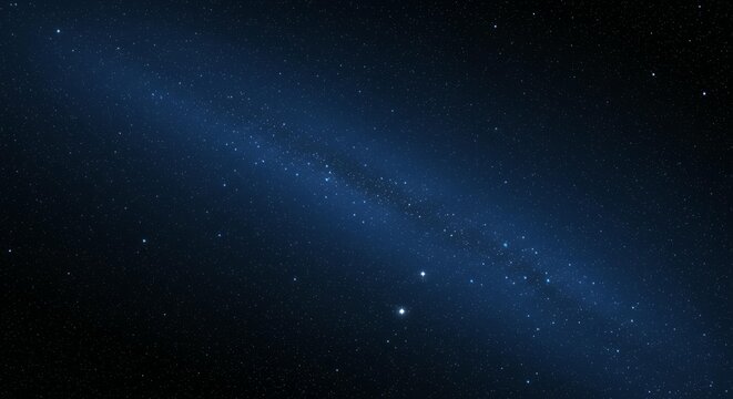 Dense star cluster with blue haze in deep space perfect for astronomy celestial photography science education cosmic background projects