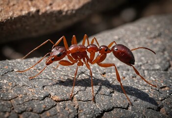 Beautiful macro photography of ants