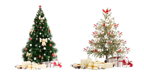 decorated christmas tree