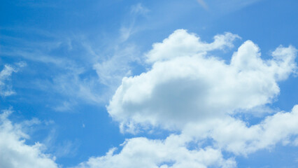 blue sky with clouds