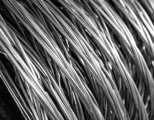 Obraz premium A seamless wire mesh pattern with a simple, modern texture and a strong visual.