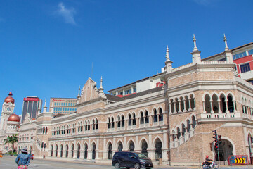 Obraz premium Sultan Abdul Samad Building in Jalan Raja, City Centre,Kuala Lumpur, Wilayah Persekutuan Kuala Lumpur, Malaysia 