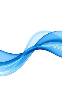 Abstract blue wavy lines (1)