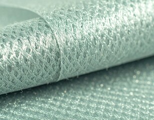 A sleek nylon mesh surface with a professional, detailed texture and a translucent feel.