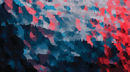 Abstract Geometric Red Blue Gray Pattern vector