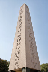 Obelisk of Theodosius located in historical Sultanahmet district in Istanbul, Turkiye