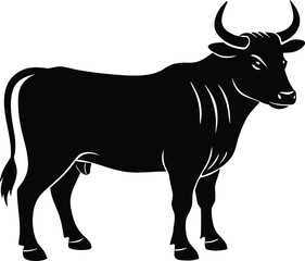  aggressive bull mascot illustration with taurus zodiac sign theme