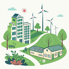 green city landscape