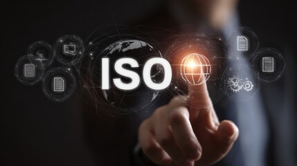 Fototapeta premium Iso standards business technology illustration