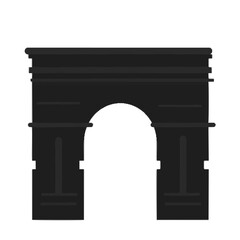 Vector black silhouette flat ...