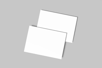 A4 Landscape Mockup Design Here Blank