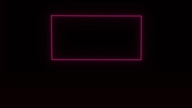 play now text icon animation glowing neon red and green color business banner sign font letter word template signboard poster on black background . for digital applications or website design..