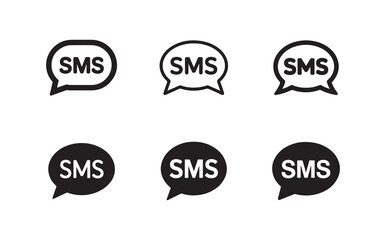 SMS Chat Symbol Isolated