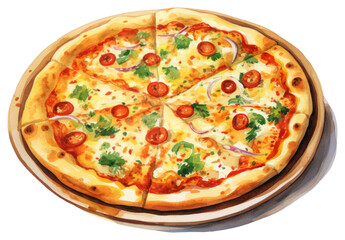 PNG Pizza plate food
