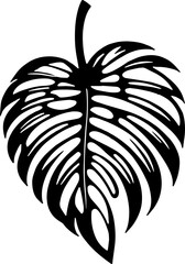 Minimalist small plant or leaf icon
