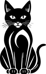  Adorable black Cat Silhouette icon