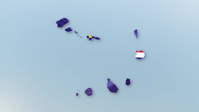 Cape Verde country Flag Hoisting and Zoom to reveal the Country Border Map with Waving Flag Intro which is useful for news, political events, sports intros and presentation.