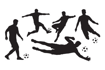 Dancing girls and running football players are some of the popular silhouette illustrations
